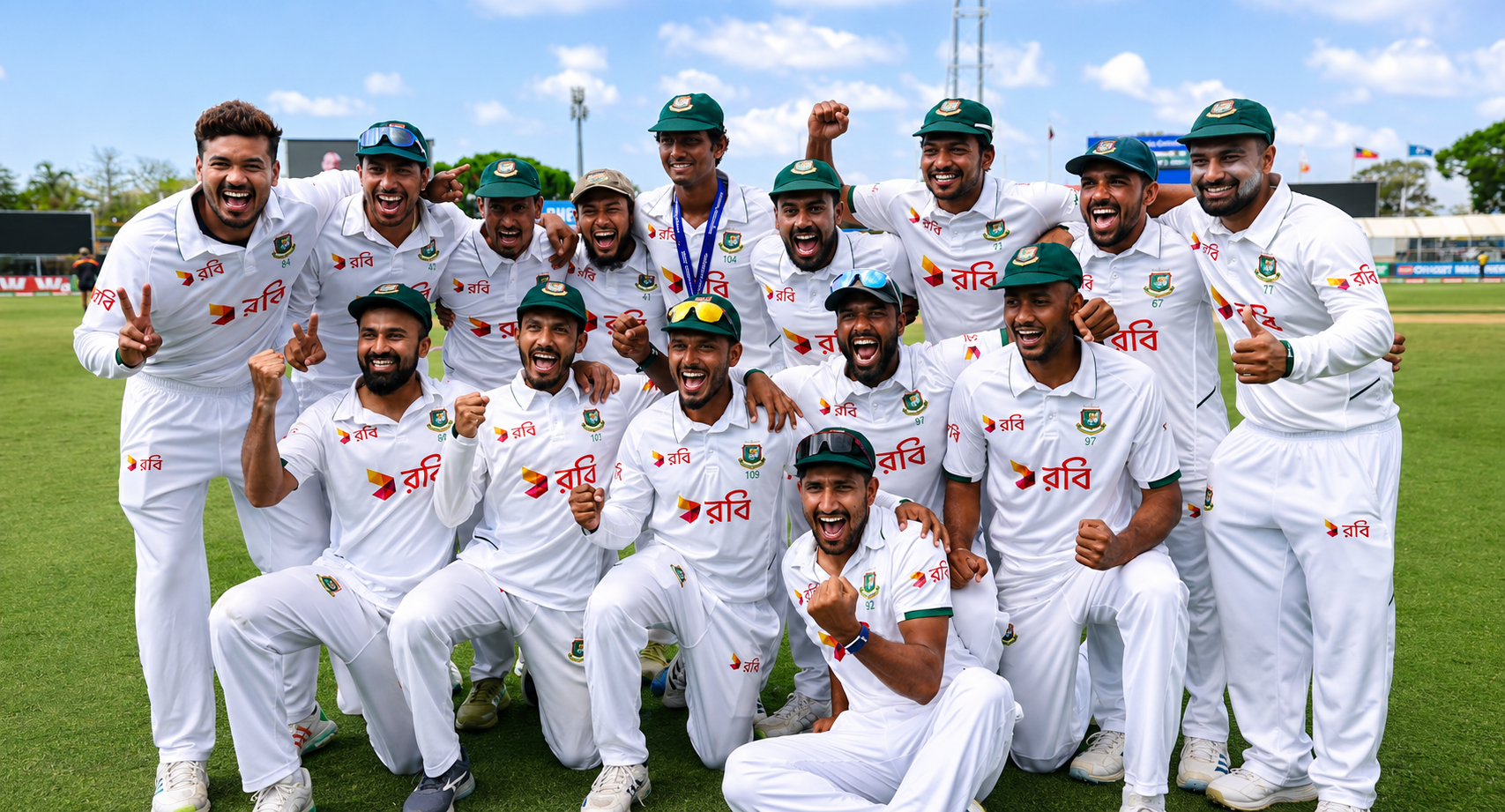 Bangladesh team group photo in Australia